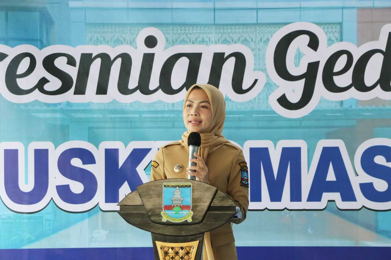 Resmikan Puskesmas Kibin, Bupati Ratu Zakiyah Ingatkan Dahulukan Layanan dari Sisi Kemanusiaan